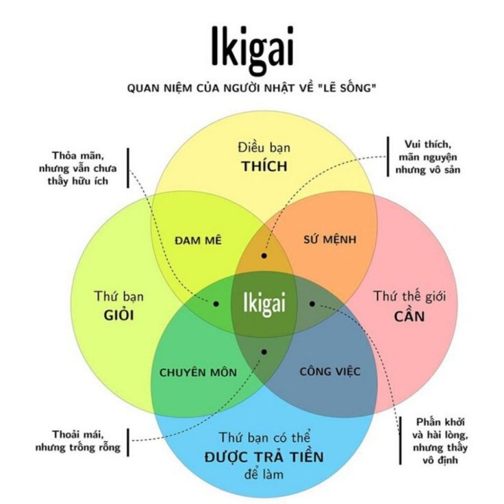 IKIGAI là một trong nhiều bài kiểm tra tính cách giúp định hướng nghề nghiệp, tìm kiếm việc làm lý tưởng